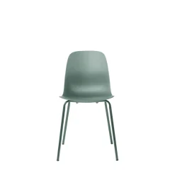 Discount No name HEL Lot de 4 chaises en plastique et métal
