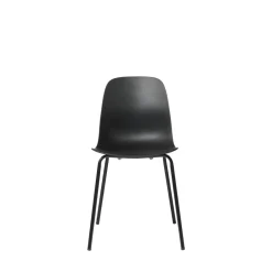 Discount No name HEL Lot de 4 chaises en plastique et métal