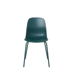 Discount No name HEL Lot de 4 chaises en plastique et métal