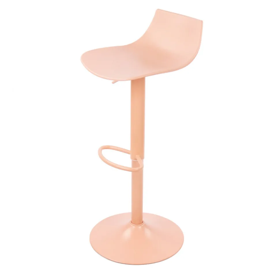 Clearance Drawer HERIBO Lot de 2 chaises de bar réglables en plastique et métal H58-79cm