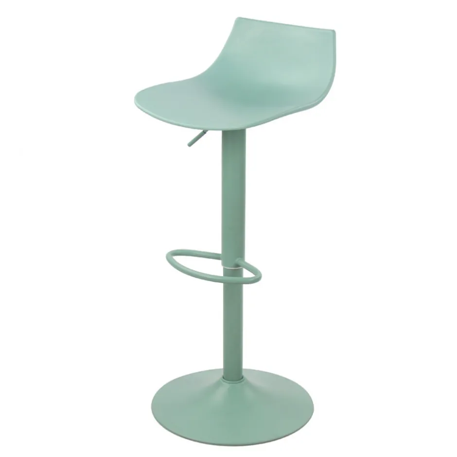 Clearance Drawer HERIBO Lot de 2 chaises de bar réglables en plastique et métal H58-79cm