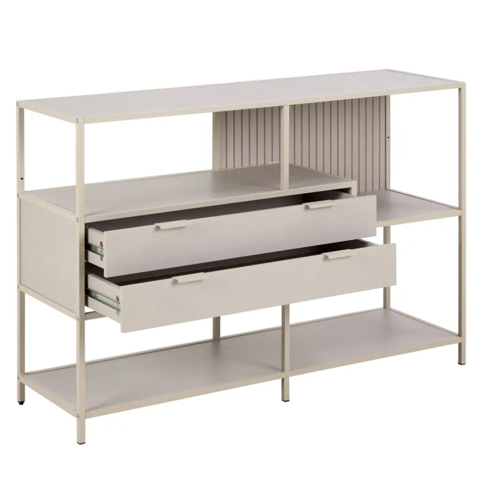 New Drawer HEXA Étagère 2 tiroirs en métal L114cm
