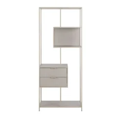 New Drawer HEXA Étagère 2 tiroirs en métal H185cm