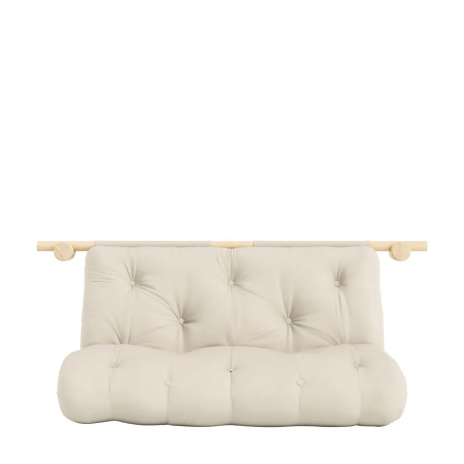 Sale Karup Design HOOKED Canapé convertible 2,5 places en tissu et bois avec accroches murales
