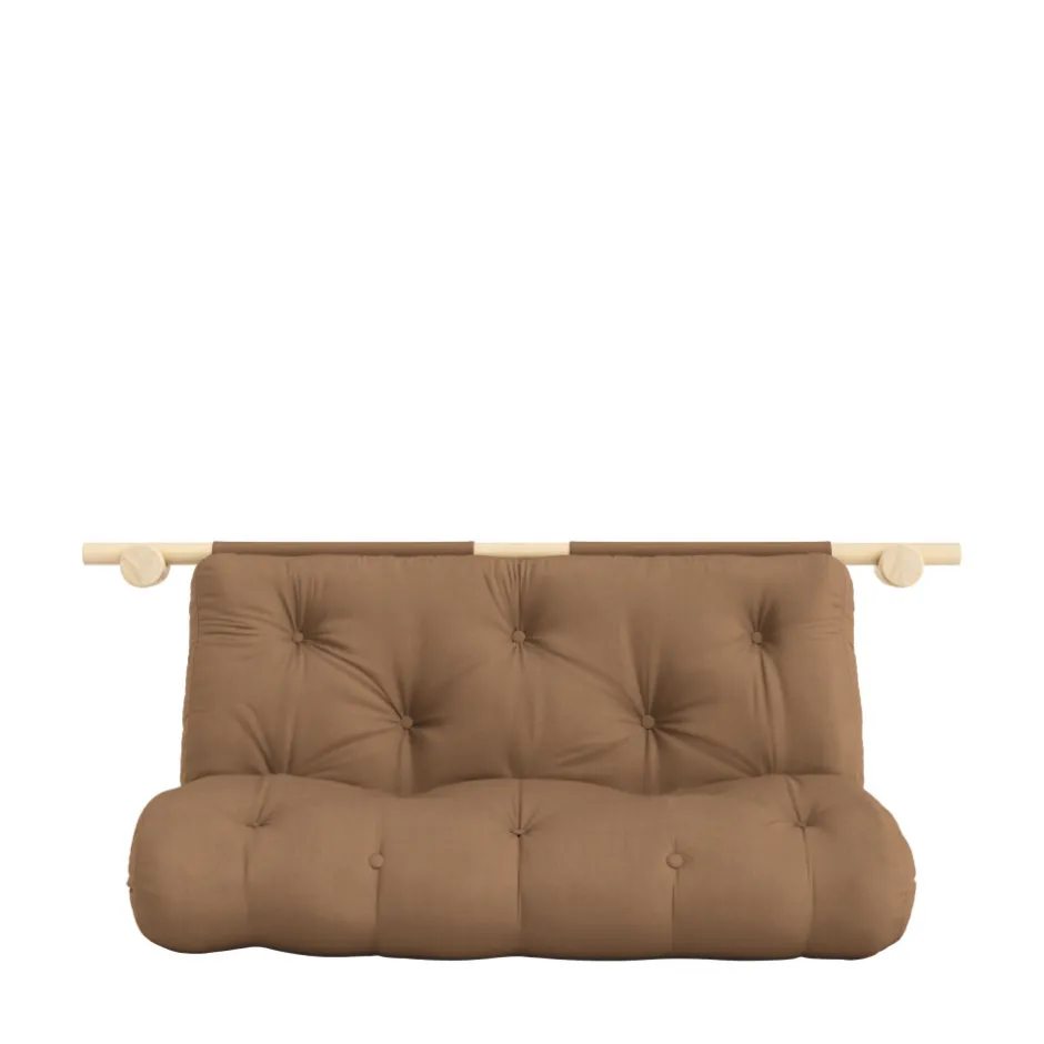 Sale Karup Design HOOKED Canapé convertible 2,5 places en tissu et bois avec accroches murales