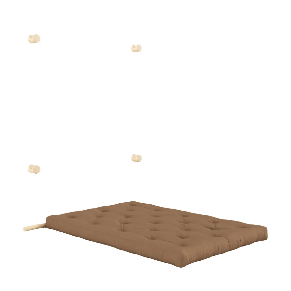 Sale Karup Design HOOKED Canapé convertible 2,5 places en tissu et bois avec accroches murales