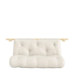 Clearance Karup Design HOOKED Canapé convertible 2,5 places en lin et bois avec accroches murales