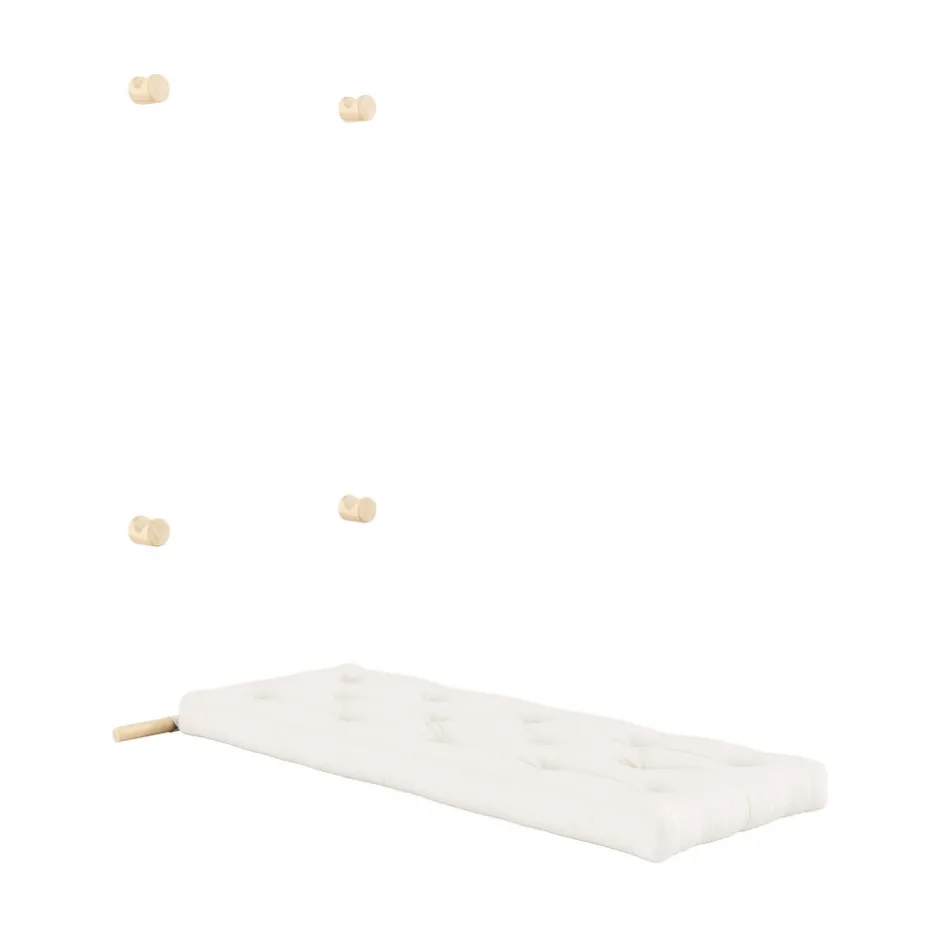 Discount Karup Design HOOKED Fauteuil convertible en tissu et bois avec accroches murales