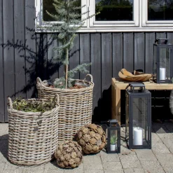 New House Nordic INDO Lot de 2 paniers en rotin