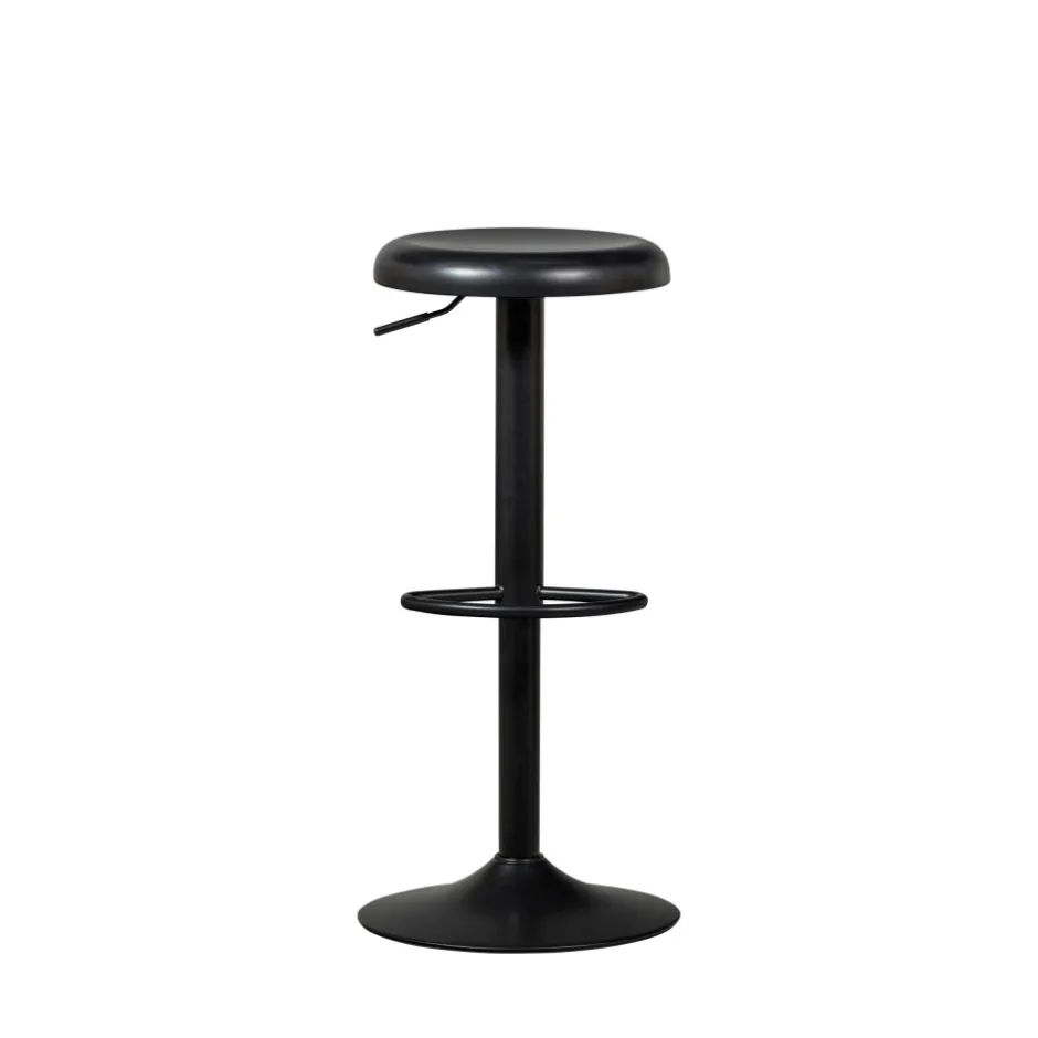 Woood ISAAC Tabouret de bar réglable en métal H61-81cm
