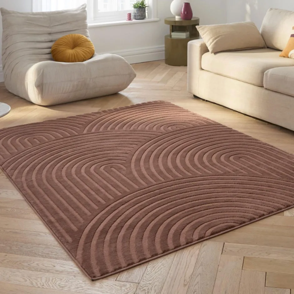 Hot Drawer JAGO Tapis texturé à motifs en arches