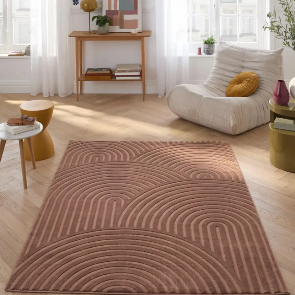Hot Drawer JAGO Tapis texturé à motifs en arches