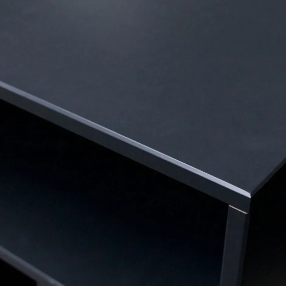 Discount Woood JAMES Meuble de rangement disques vinyles en bois