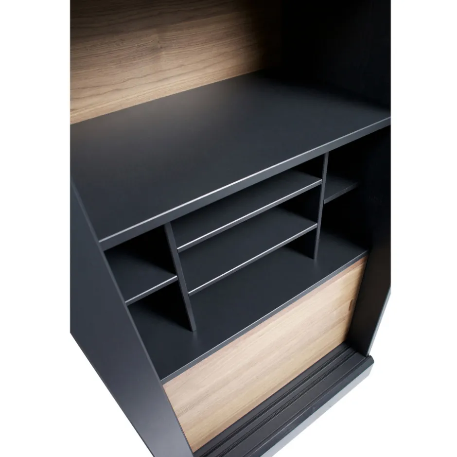 Online Woood JAMES Vitrine 2 portes en bois H200cm