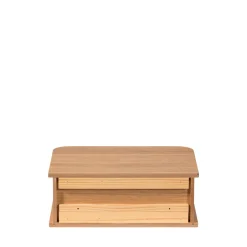 Best Woood JENA Table de chevet suspendue 1 porte coulissante en bois