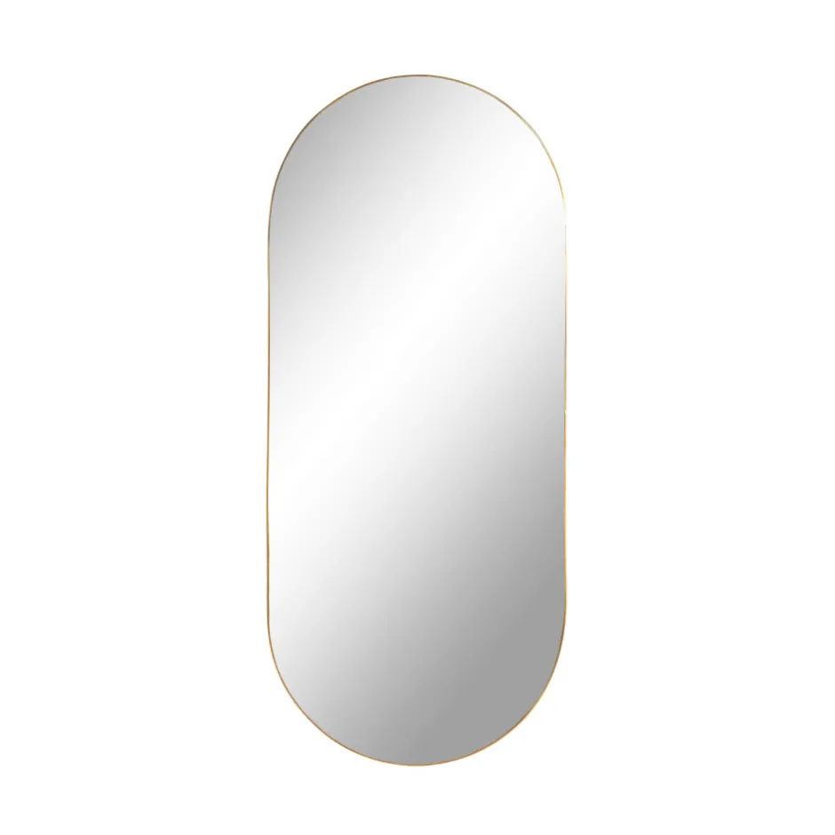 Outlet House Nordic JERSEY Miroir ovale en métal 35x80cm