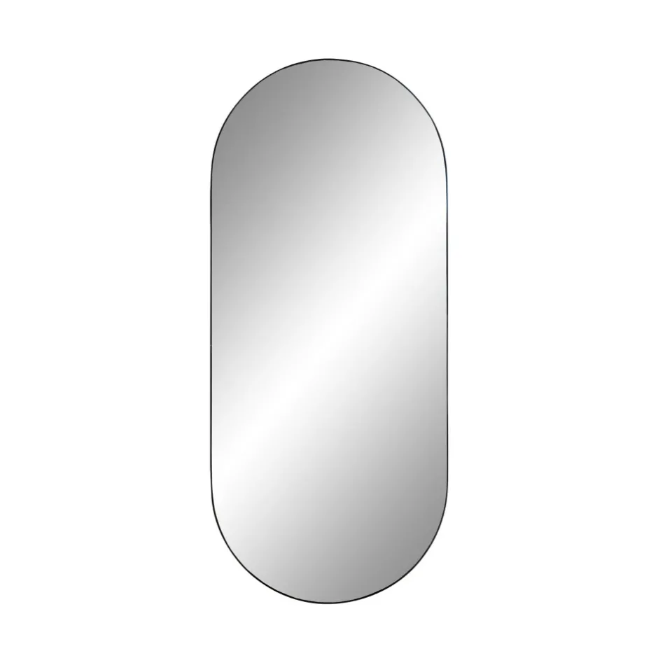 Outlet House Nordic JERSEY Miroir ovale en métal 35x80cm