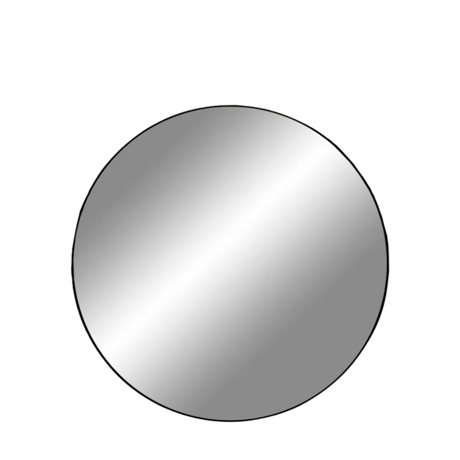 Discount House Nordic JERSEY Miroir rond en métal ø40cm