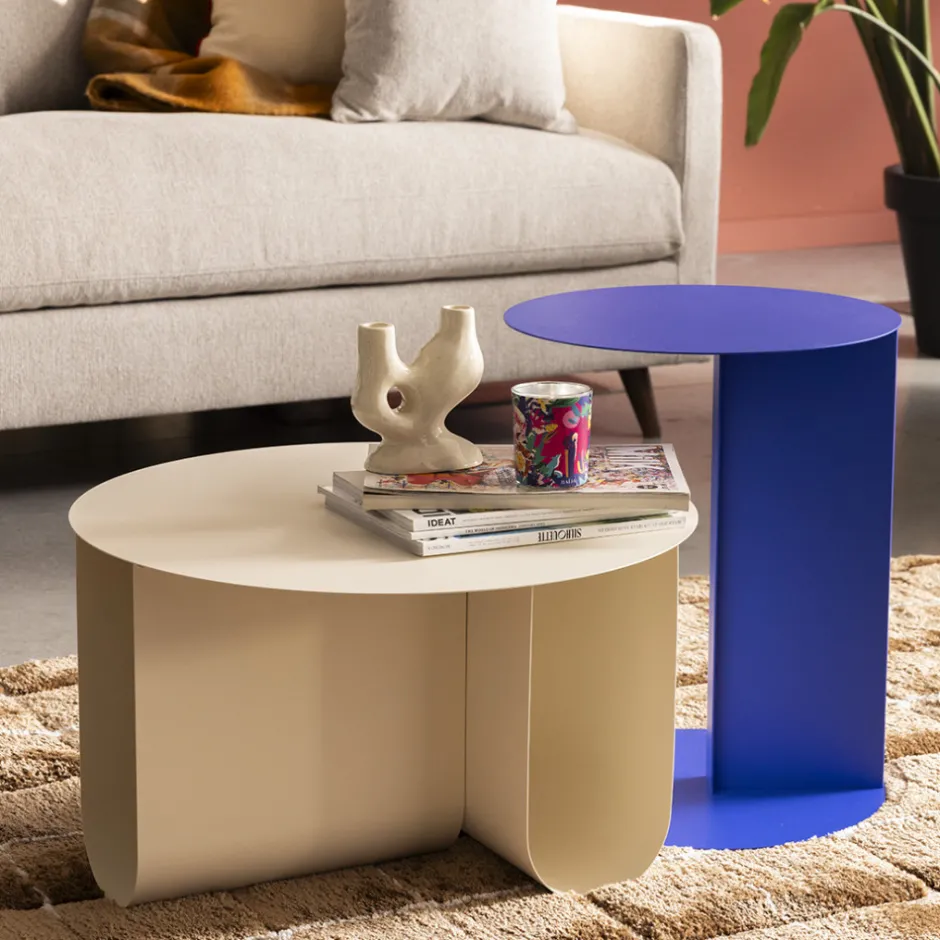 Hot Drawer JIMY Table d'appoint en métal H50cm