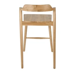 New Drawer JOKO Lot de 2 chaises de bar en teck H65cm