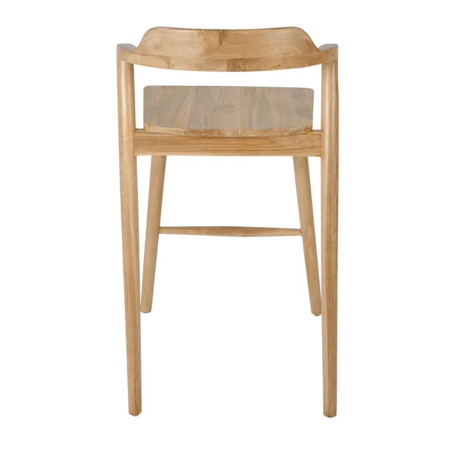 New Drawer JOKO Lot de 2 chaises de bar en teck H65cm