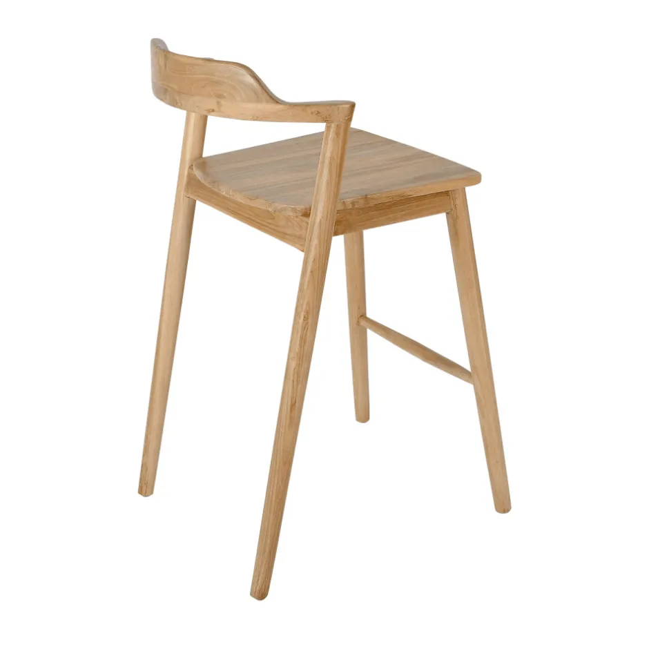 New Drawer JOKO Lot de 2 chaises de bar en teck H65cm