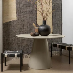 Outlet Woood JORRE Table à manger ronde en bois ø120 cm