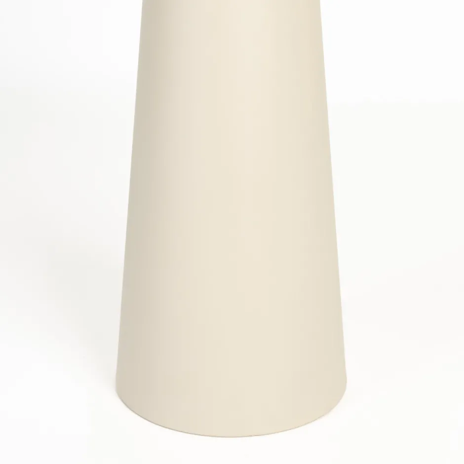 New No name JOYA Table d'appoint ronde effet travertin ø40cm H70cm