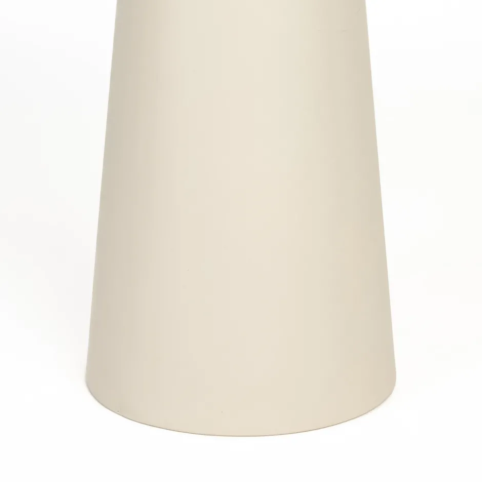 Hot No name JOYA Table d'appoint ronde effet travertin ø40cm H52cm