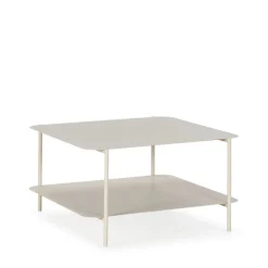 Outlet Drawer JUDITH Table basse en métal à double plateau