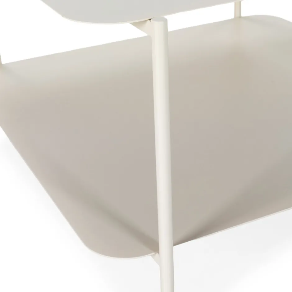 Outlet Drawer JUDITH Table basse en métal à double plateau