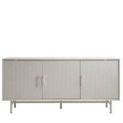 Outlet No name JURA Buffet 3 portes en bois et métal L160cm