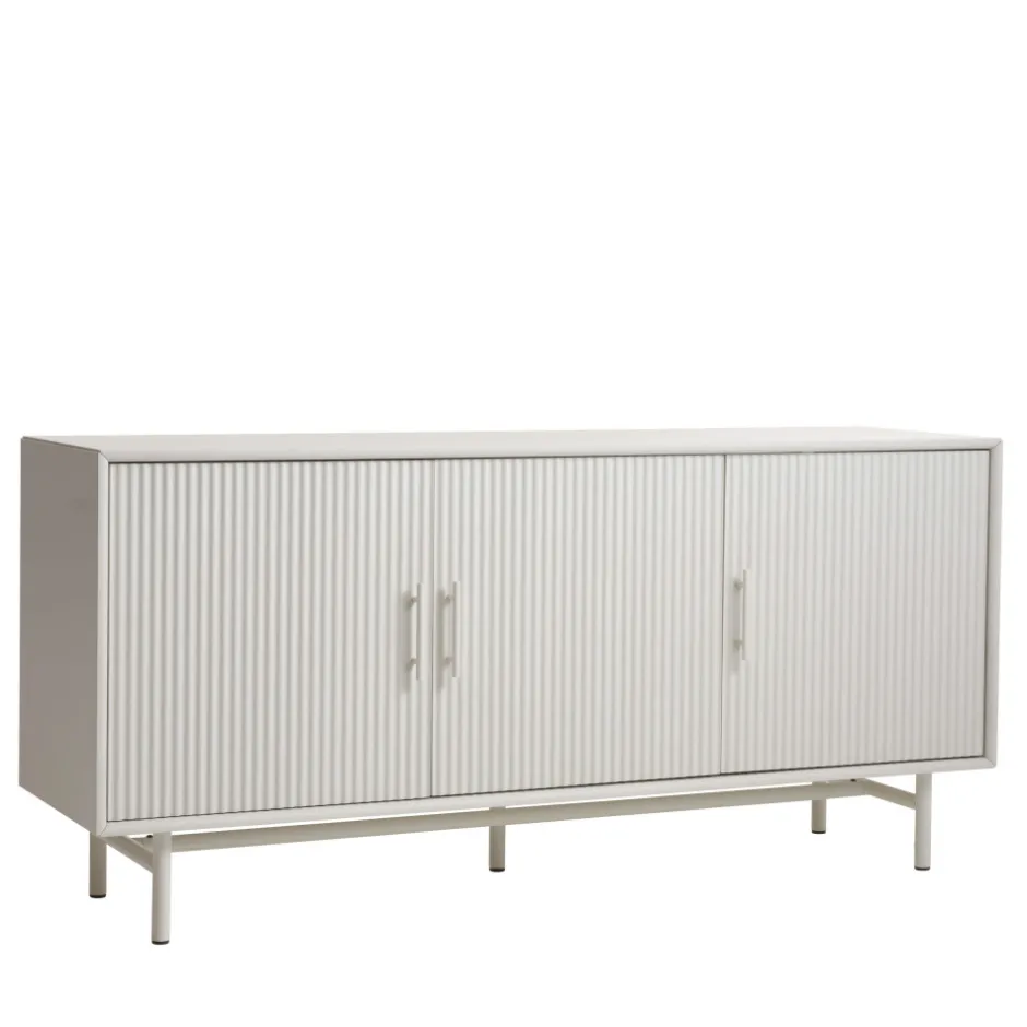 Outlet No name JURA Buffet 3 portes en bois et métal L160cm