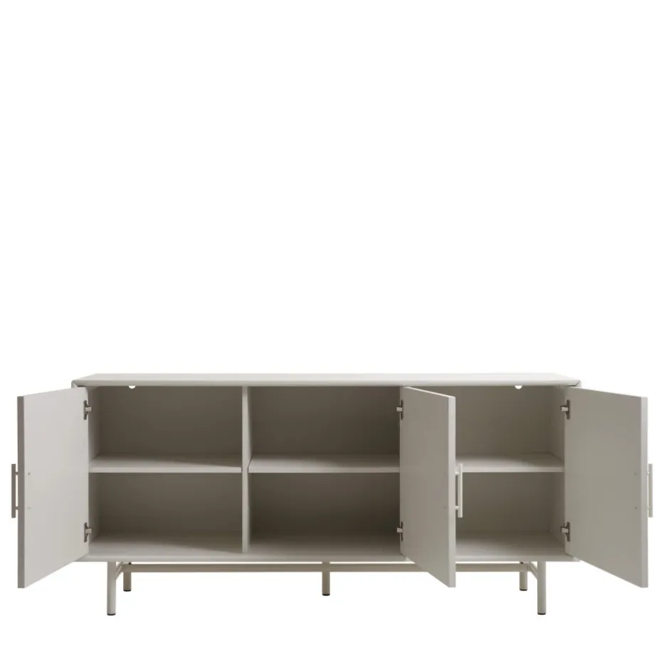 Outlet No name JURA Buffet 3 portes en bois et métal L160cm