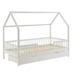 Clearance No name KABA Lit cabane enfant en bois 90x190cm
