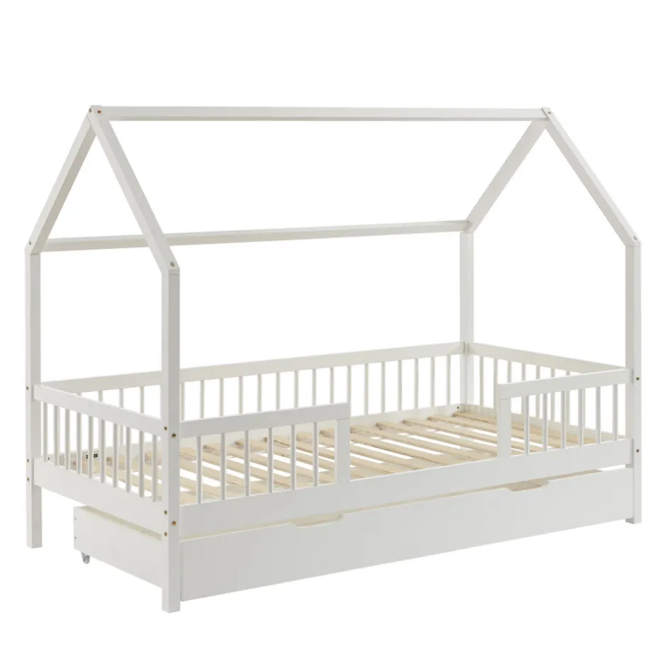 Clearance No name KABA Lit cabane enfant en bois 90x190cm