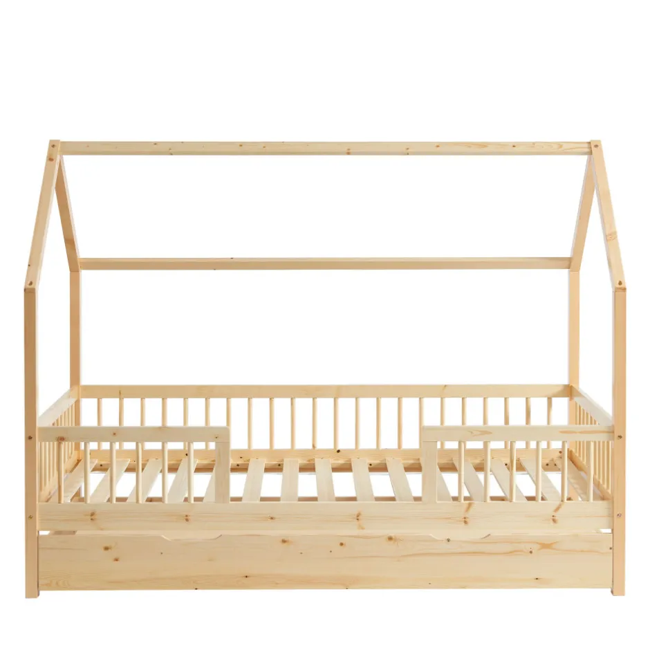 Clearance No name KABA Lit cabane enfant en bois 90x190cm