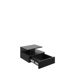 Sale Drawer KAMICHI Table de chevet murale 1 tiroir en bois
