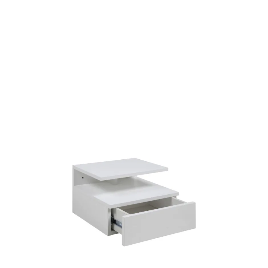 Sale Drawer KAMICHI Table de chevet murale 1 tiroir en bois