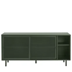 No name KISO Buffet 2 portes, 2 niches en métal L160cm