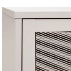 No name KISO Buffet 2 portes, 2 niches en métal L160cm