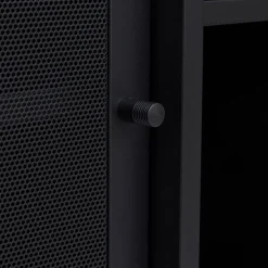 No name KISO Buffet 2 portes, 2 niches en métal L160cm