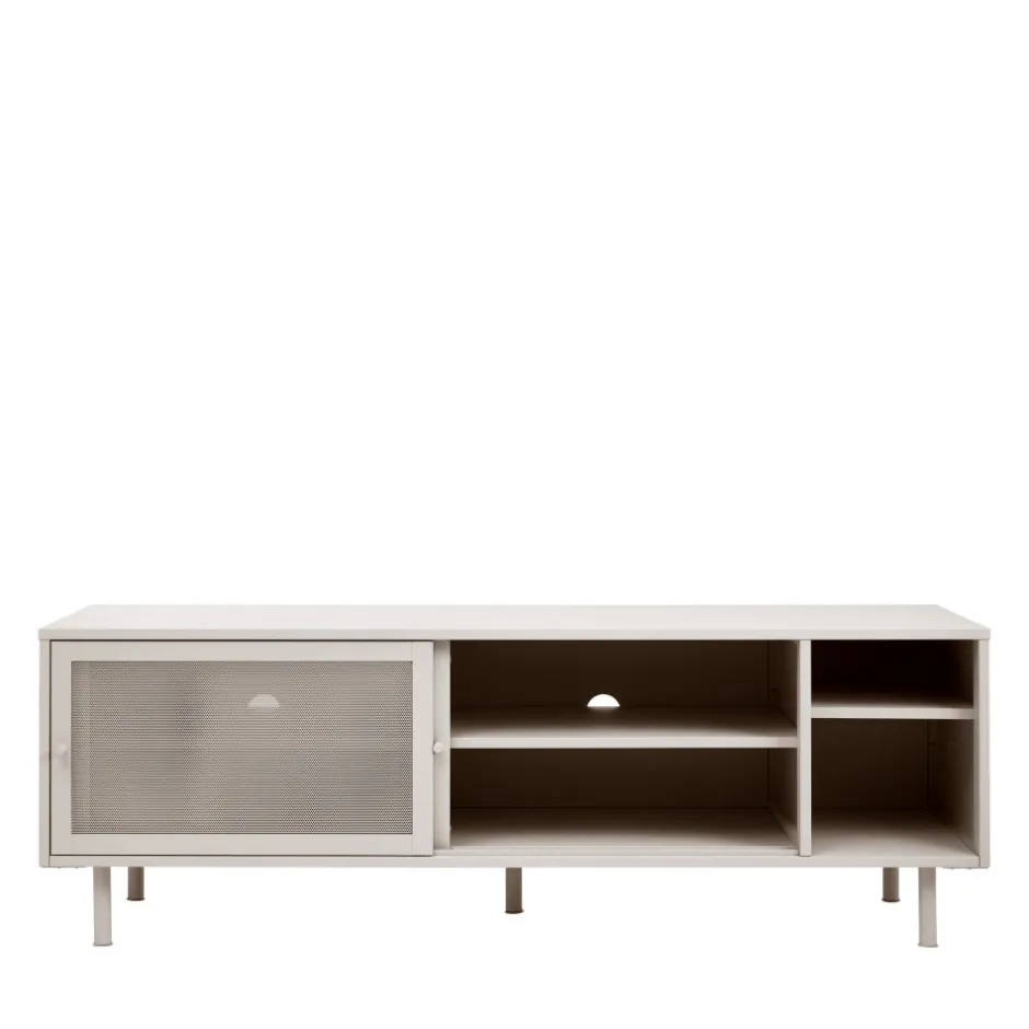 Discount No name KISO Meuble TV 2 portes, 2 niches en métal L160cm