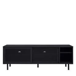 Discount No name KISO Meuble TV 2 portes, 2 niches en métal L160cm