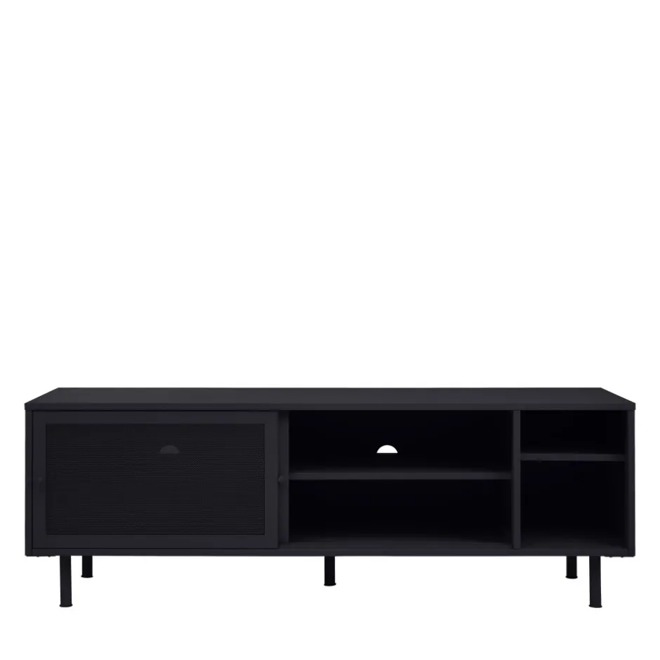 Discount No name KISO Meuble TV 2 portes, 2 niches en métal L160cm