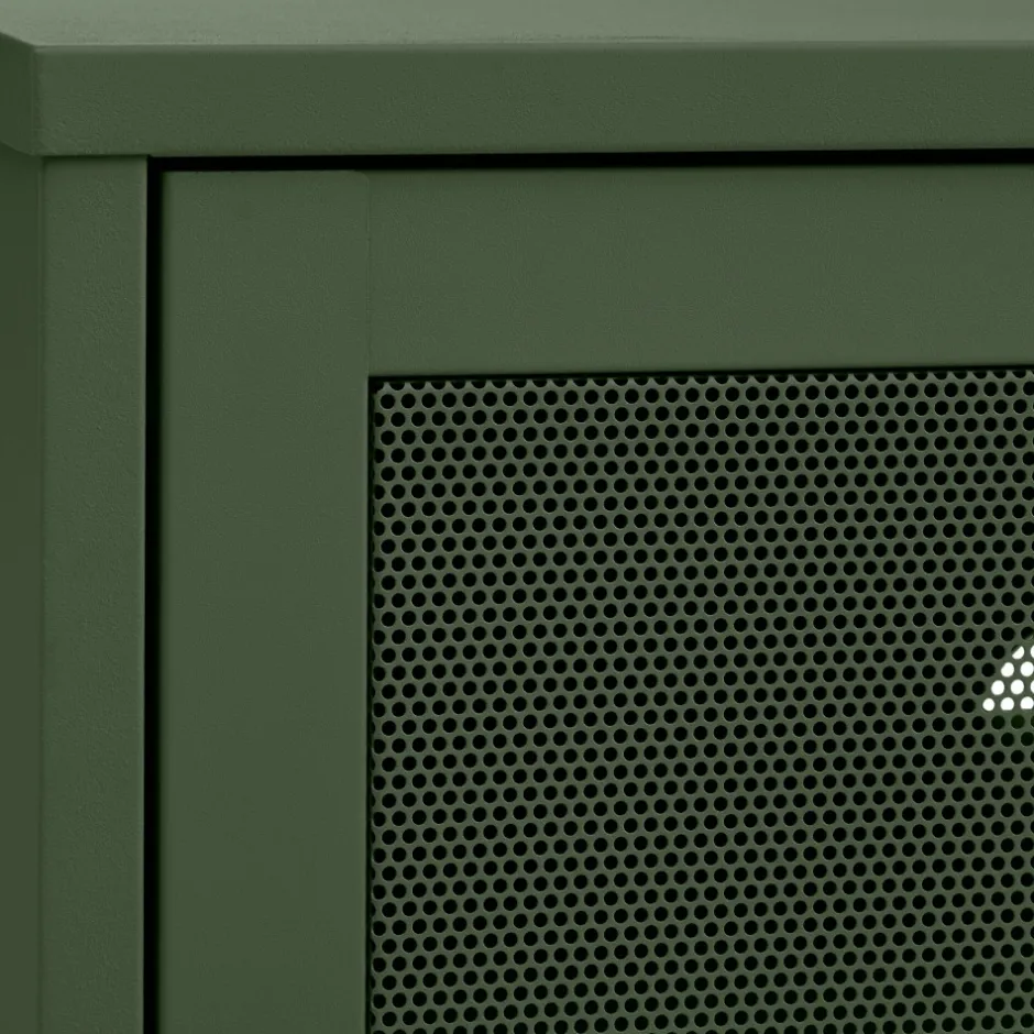 Discount No name KISO Meuble TV 2 portes, 2 niches en métal L160cm