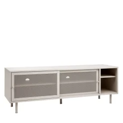 Discount No name KISO Meuble TV 2 portes, 2 niches en métal L160cm