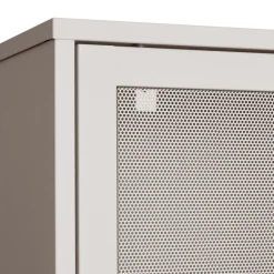 New No name KISO Vaisselier 4 portes, 2 niches en métal H180cm