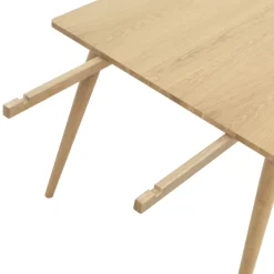 No name KIYO Table à manger extensible 4 à 10 personnes en bois 150-240x90cm