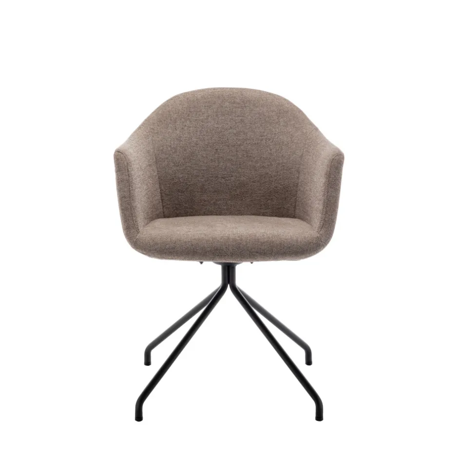 Clearance Drawer KOOIJ Chaise de bureau en tissu et métal